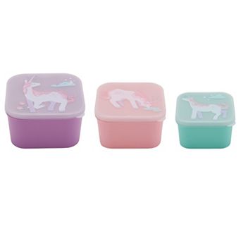 The Big One® 3 pc Unicorn Food Storage Container Set
