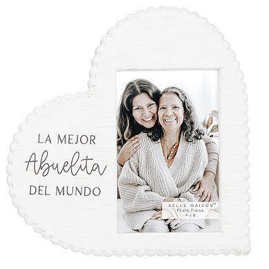 Belle Maison "La Mejor Abuelita Del Mundo" Heart Frame Table Décor
