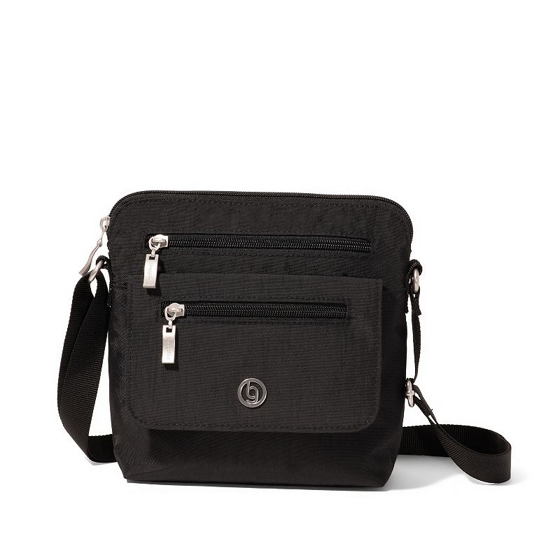 baggallini Roam RFID-Blocking Crossbody Bag, Black