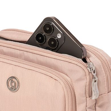 baggallini Multi Zip RFID-Blocking Crossbody Bag
