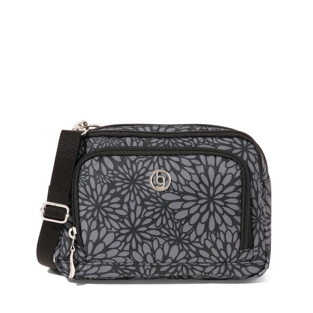 BG by Baggallini Multi Zip RFID-Blocking Crossbody Bag
