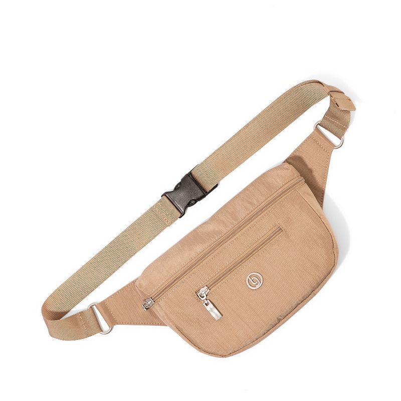 baggallini Ultimate RFID-Blocking Belt Bag Sling, Beach