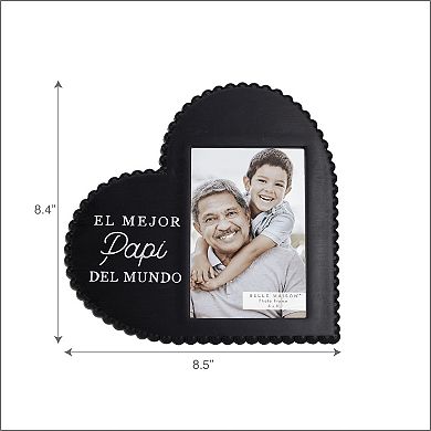 Belle Maison "Papi" Heart Frame Table Decor