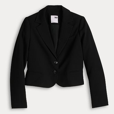 Juniors' SO® Short Blazer