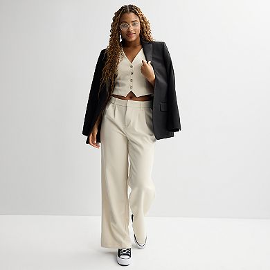 Juniors' SO® Boxy Sleeveless Vest