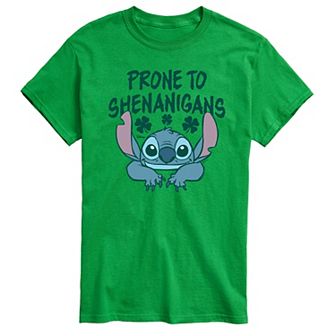 Disney's Lilo & Stitch Men's Prone To Shenanigans Graphic Tee