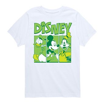 Disney's Mickey Mouse & Friends Boys 8-20 Shamrock Grid Graphic Tee