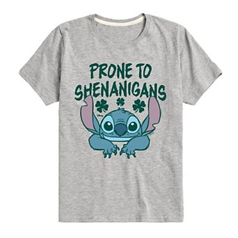 Disney's Lilo & Stitch Boys 8-20 Prone To Shenanigans Graphic Tee