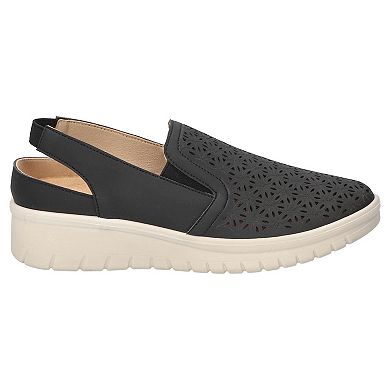 Easy Street Petal Women's Comfort Slingback Wedges