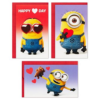 Hallmark Minions Mini School Valentine's Day Cards