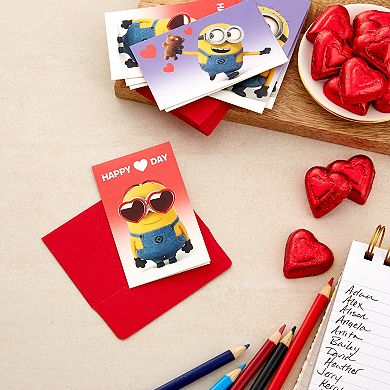 Hallmark Minions Mini School Valentine's Day Cards