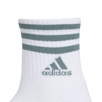 Women's adidas Cushioned 3-Stripe High Quarter Socks 3-Pack