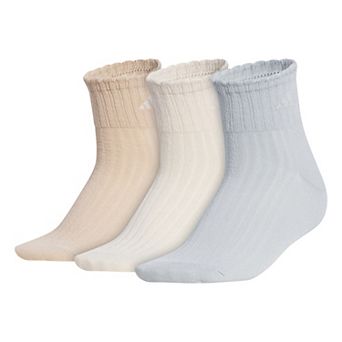 Women's adidas 3 pk Sport Fashion Quarter Socks