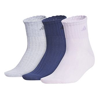 Women's adidas 3 pk Sport Fashion Quarter Socks