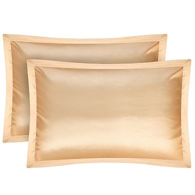 2 Pack Satin Pillowcases Queen Size Silky Soft Pillow Covers for Hair & Skin Care