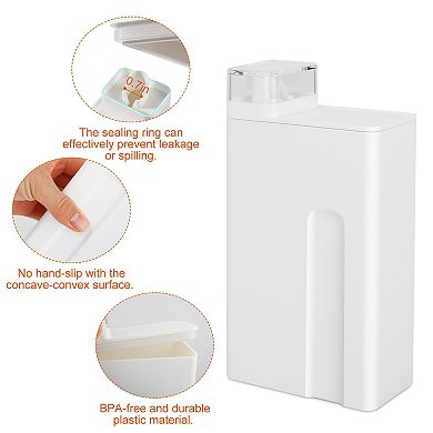 35oz Laundry Detergent Dispenser Bottle, Empty Storage Container with Waterproof Labels for Detergen
