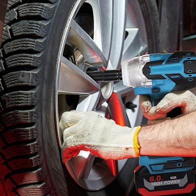 3-in-1 Cordless Impact Wrench, Drill & Screwdriver with Brushless Motor & 2 Batteries