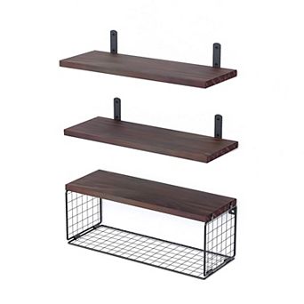2-in-1 Floating Wall Mounted Shelves