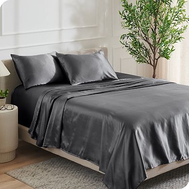 Satin Luxury Solid Sheet Set