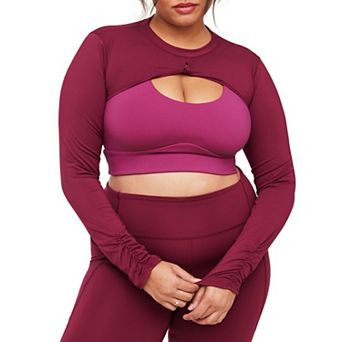 Lotus Women's Plus-Size Active Shrug