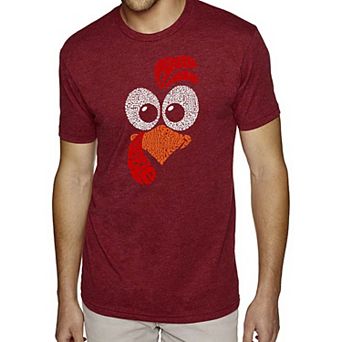 Turkey Face - Men's Premium Blend Word Art T-shirt