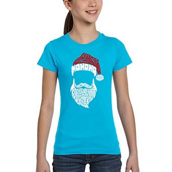 Feliz Navidad Santa Claus - Girl's Word Art T-shirt