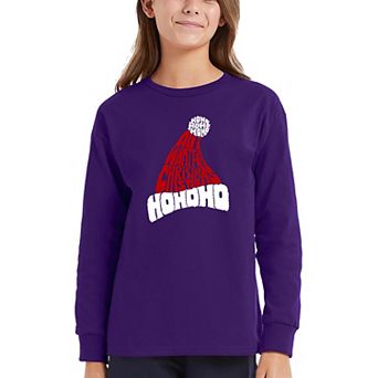 All I Want For Christmas Is You - Girl's Word Art Long Sleeve T-shirt