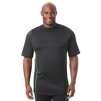 KingSize Men's Big & Tall Performance Crewneck Undershirt 2-Pack