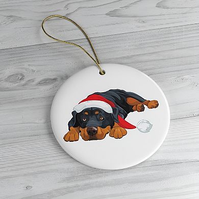 Rottweiler Christmas Ornament