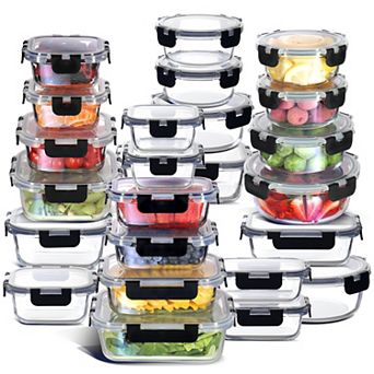 Eatex 24 pc Glass Storage Container
