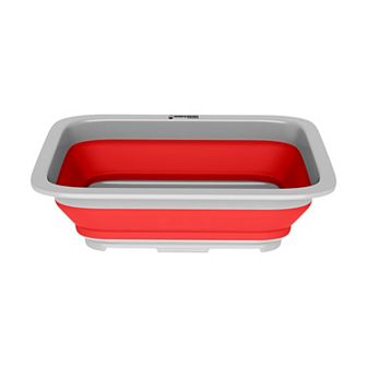 Wakeman Outdoors Plastic Collapsible Caddy, Red