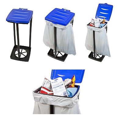 Wakeman Portable Trash Bag Holder - Collapsible