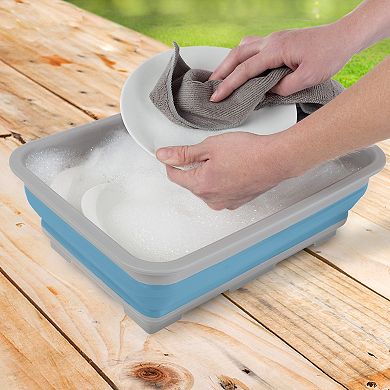 Wakeman 7.27-liter Collapsible Bucket, Blue