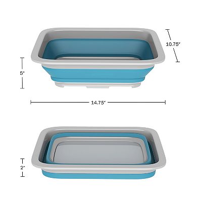 Wakeman 7.27-liter Collapsible Bucket, Blue