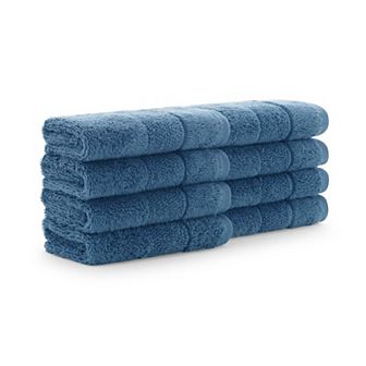 Aston & Arden Turkish Cotton Washcloths (8 Pack), 13x13, Ring Spun Cotton, Solid Color Options