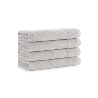 Aston & Arden Turkish Cotton Hand Towels (4 Pack), 18x32, Solid Color Options