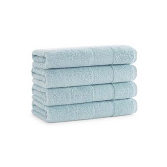 Aston & Arden Turkish Cotton Hand Towels (4 Pack), 18x32, Solid Color Options