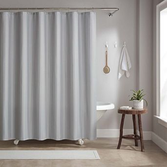 Host & Home Poly Shower Curtain Set 72x72 Damask Pattern