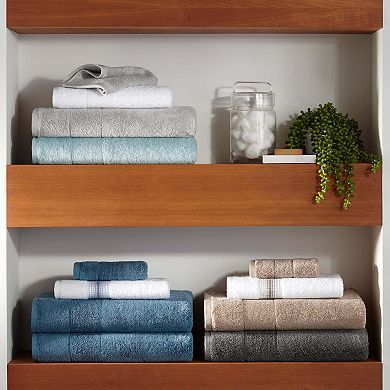 Aston & Arden Turkish Cotton Bath Towels (2 Pack), 30x60, Solid Color Options