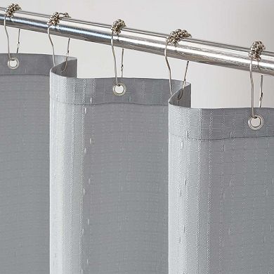 Host & Home Poly Shower Curtain Set 72x72 Raindrop Pattern