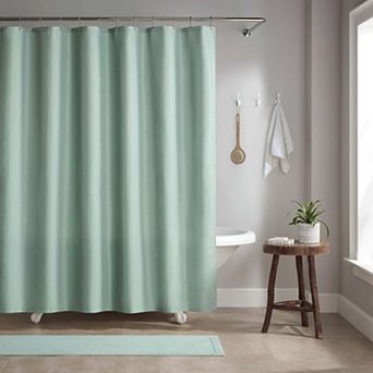 Host & Home Poly Shower Curtain Set 72x72 Raindrop Pattern