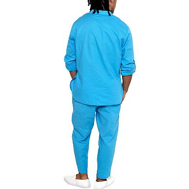 Mens YahYah Linen Drawstring Pant