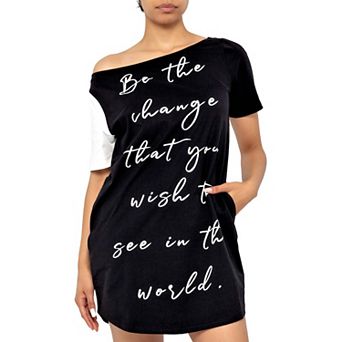 Be The Change Lux T-Shirt Dress
