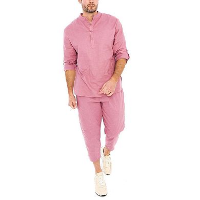 Mens YahYah Linen Drawstring Pant
