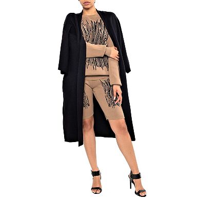 Buya Open Sweater Unisex Duster