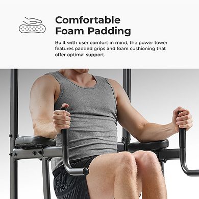 Sunny Health & Fitness Multi-Function Power Tower