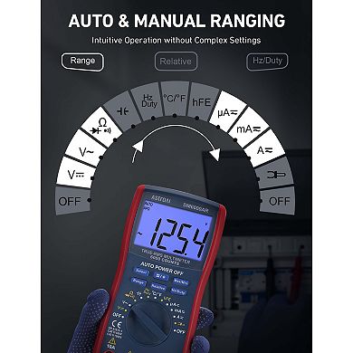 AstroAI Digital Multimeter Trms 6000 Counts Volt Meter