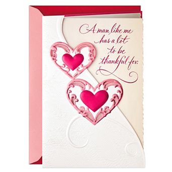 Hallmark Valentine's Day Card for Wife or Girlfriend - A Man Like Me