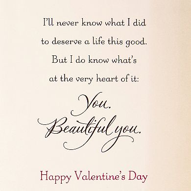 Hallmark Valentine's Day Card for Wife or Girlfriend - A Man Like Me