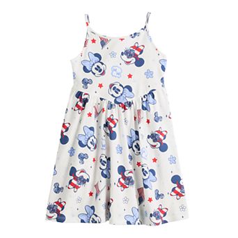Girls 4-12 Jumping Beans® Minnie Mouse Patriotic Strappy Tank Dress